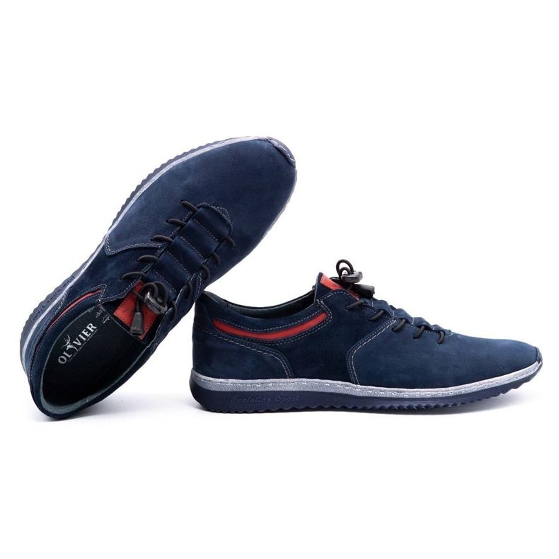 Olivier Scarpe casual da uomo 7062 blu navy 1