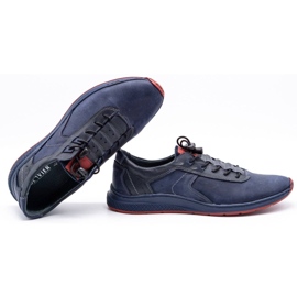 Olivier Scarpe sportive da uomo 7075 blu navy 2