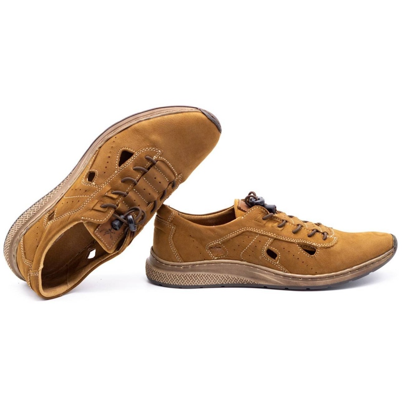 Olivier Scarpe sportive da uomo 7075L marrone 1