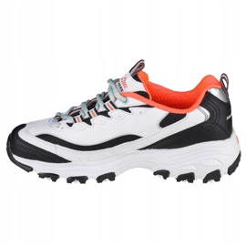 Skechers D'Lites Grande Ventola W 88888422-WBO bianco nero arancia 1