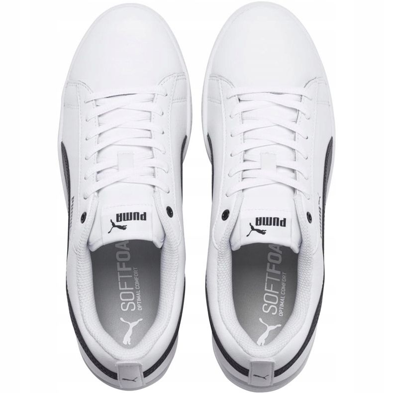 Scarpe da donna Puma Smash Wns v2 L bianco-nero 365208 01 1