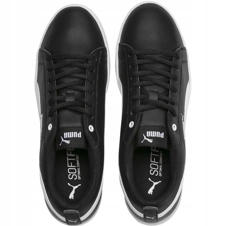 Scarpe da donna Puma Smash Wns v2 L nere 365208 02 bianco nero 1