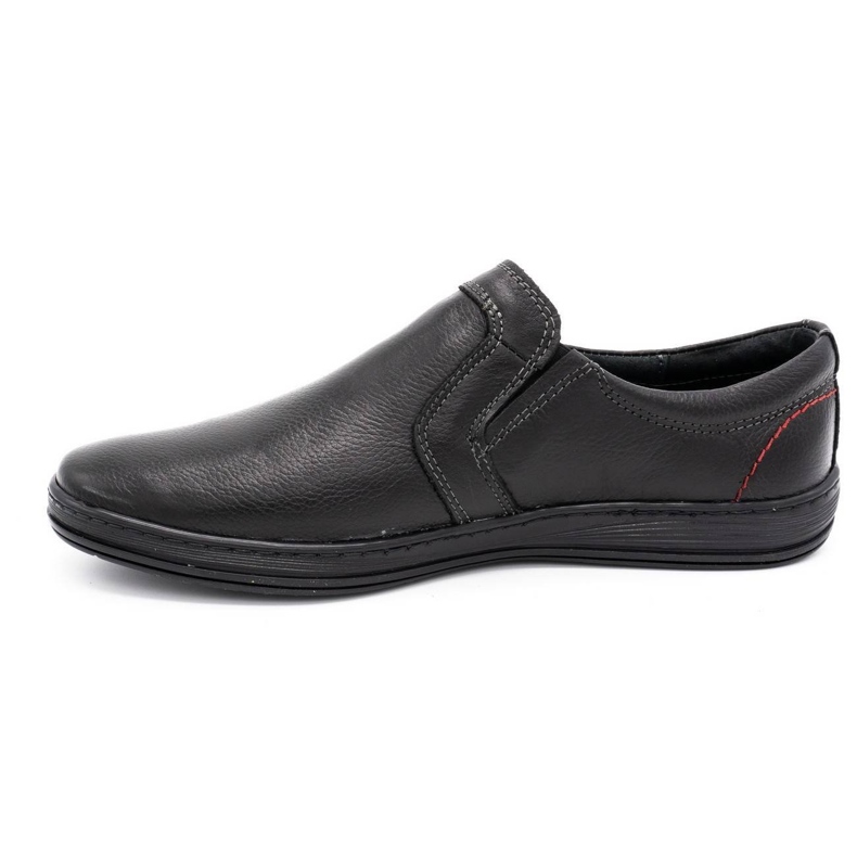 Olivier Mocassini da uomo in pelle 708MP nero 1