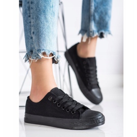 SHELOVET Sneakers sportive nere nero 2