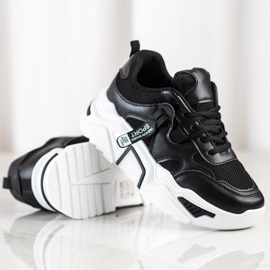 Sweet Shoes Scarpe da ginnastica alla moda sportiva nero 1