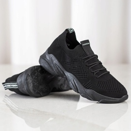 SHELOVET Scarpe sportive slip-on nero 1