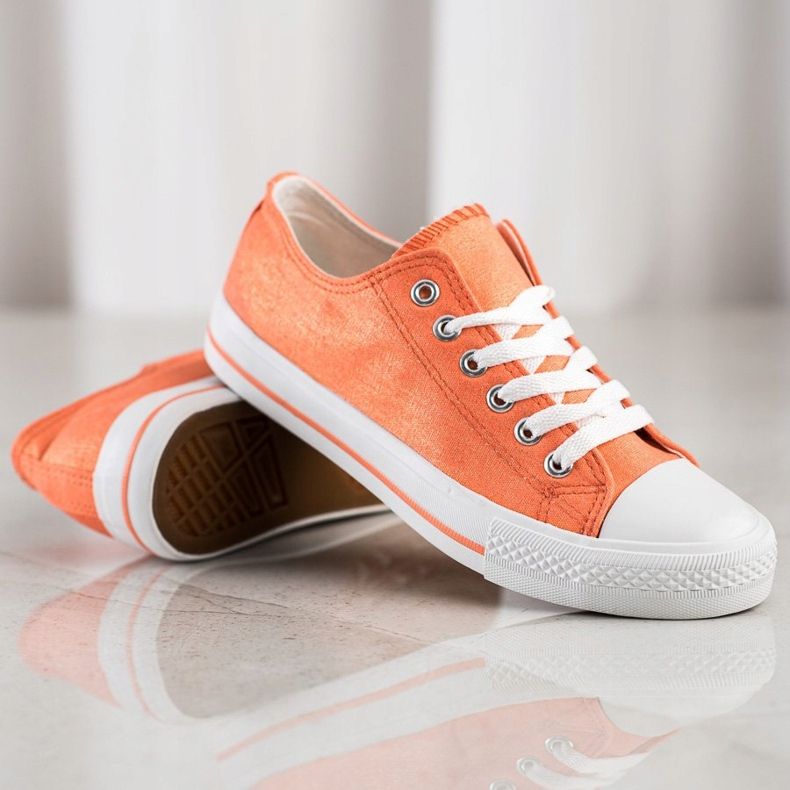 SHELOVET Scarpe da ginnastica arancia 1