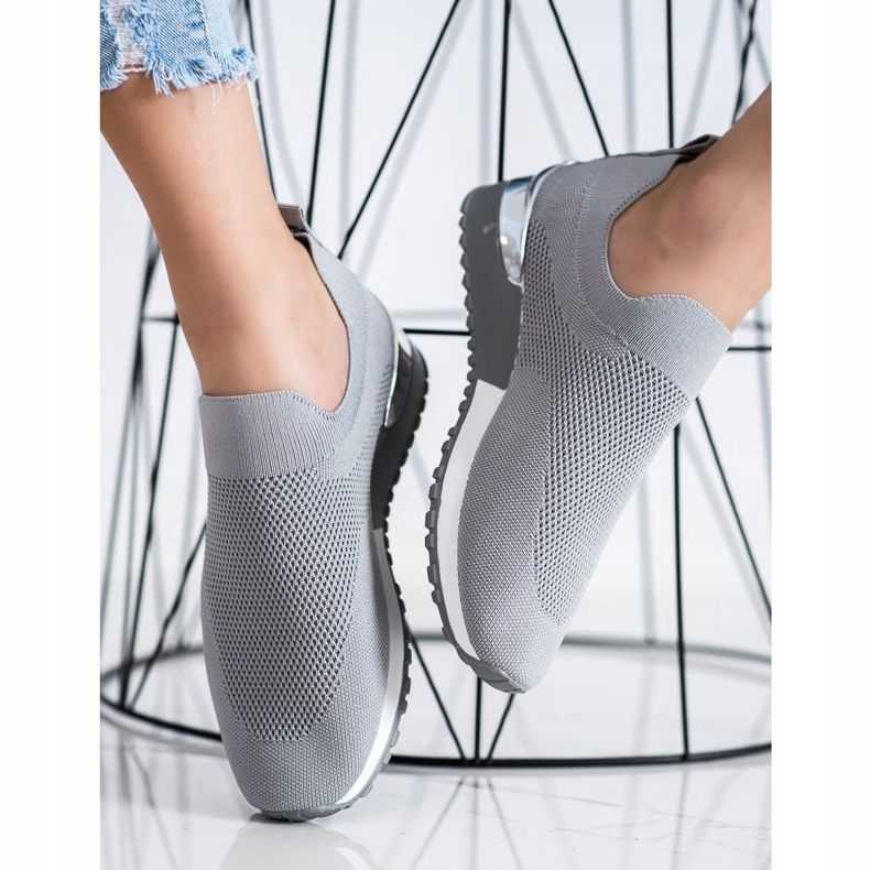 Renda Sneakers traforate grigie grigio 2