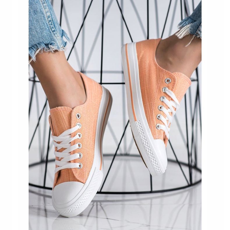 SHELOVET Scarpe da ginnastica arancia 1