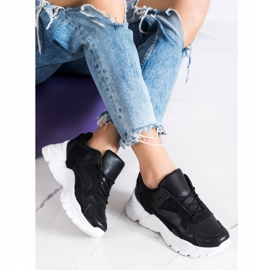 SHELOVET Scarpe da ginnastica nere casual nero 1