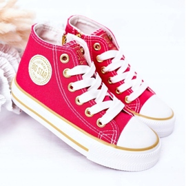 Sneakers Alte Per Bambini Con Cerniera Big Star HH374137 Rosa 2