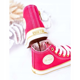 Sneakers Alte Per Bambini Con Cerniera Big Star HH374137 Rosa 1