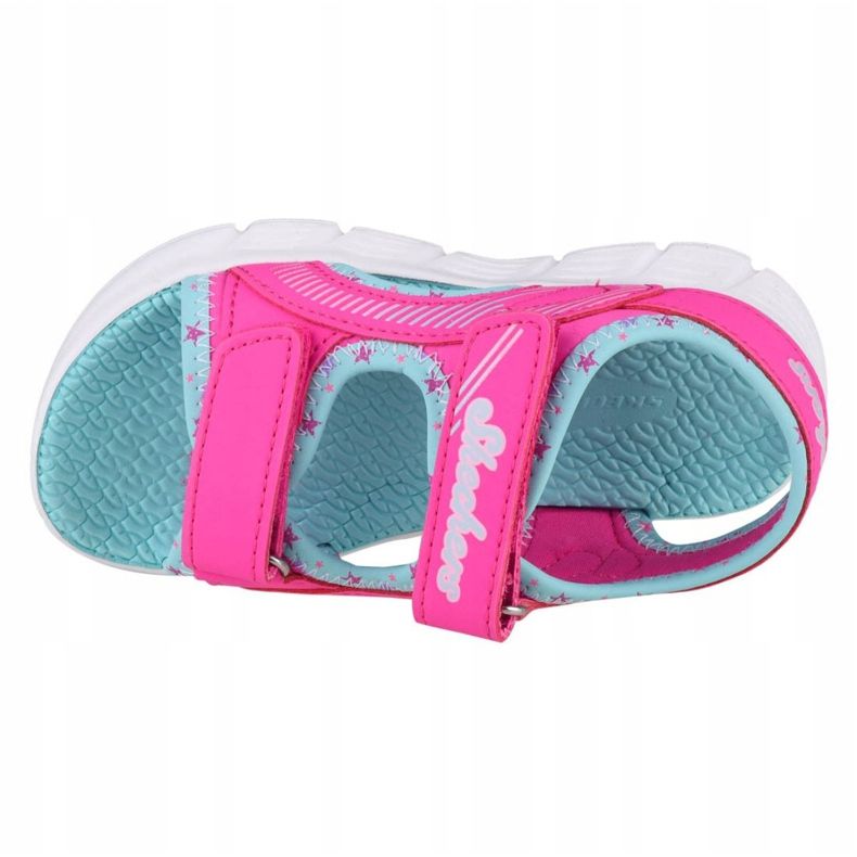 Skechers C-Flex Sandalo-Star Zoom Jr 86980N-HPMT blu rosa 2