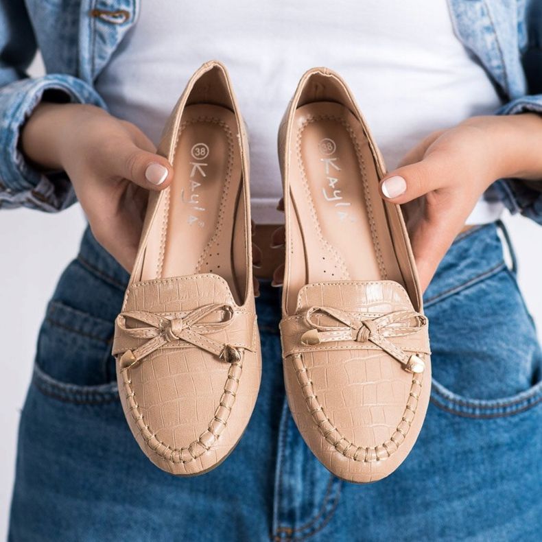 Kayla Mocassini casual in ecopelle marrone 2