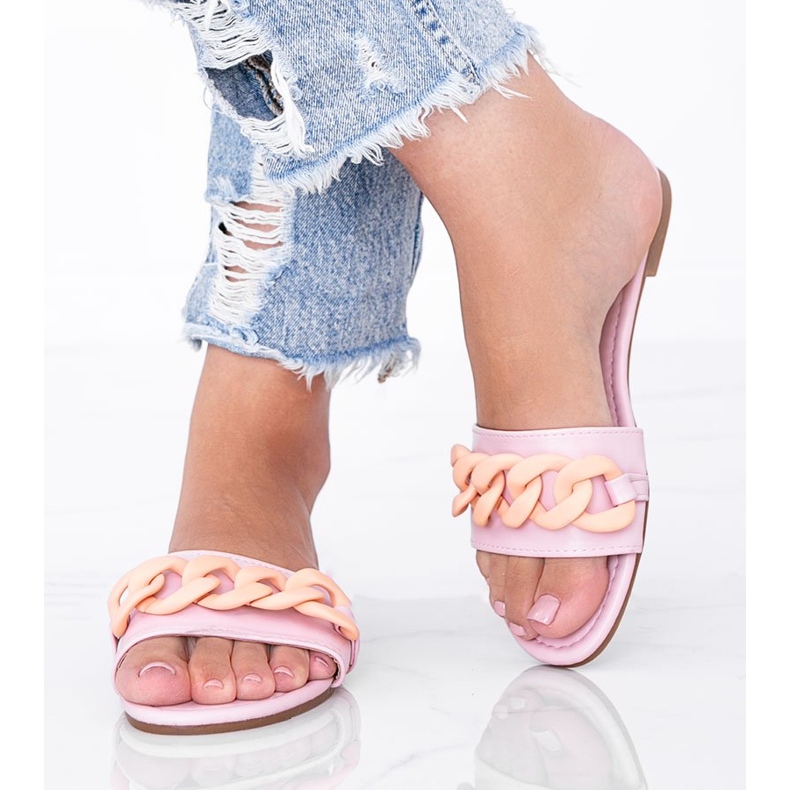 Pantofole rosa con catena Colorado 1