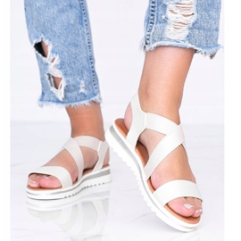 Sandali beige con suola spessa Irony 1