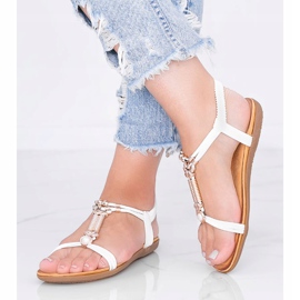 Sandali bianchi da donna Liva bianco 1