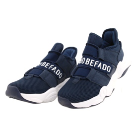 Scarpe giovanili Befado 516Q065 blu navy 2