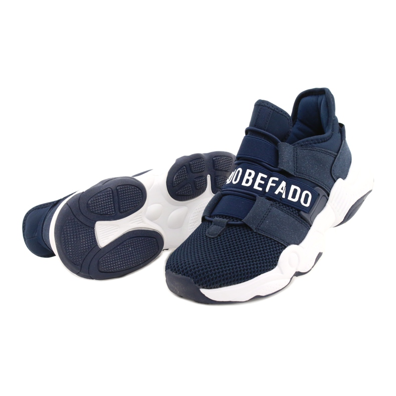 Scarpe giovanili Befado 516Q065 blu navy 3