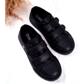 Scarpe Bambini Sneakers Big Star Con Velcro Nero GG374009 2