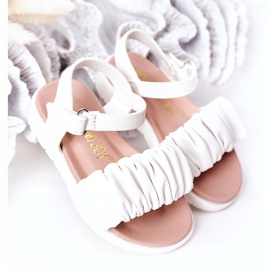 FR1 Sandali Per Bambini Con Velcro Aimy Bianco bianca 2