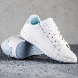 SHELOVET Sneakers Basse Con Ecopelle bianco 1