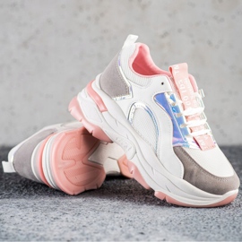 Sneakers sulla piattaforma FASHION multicolore 1