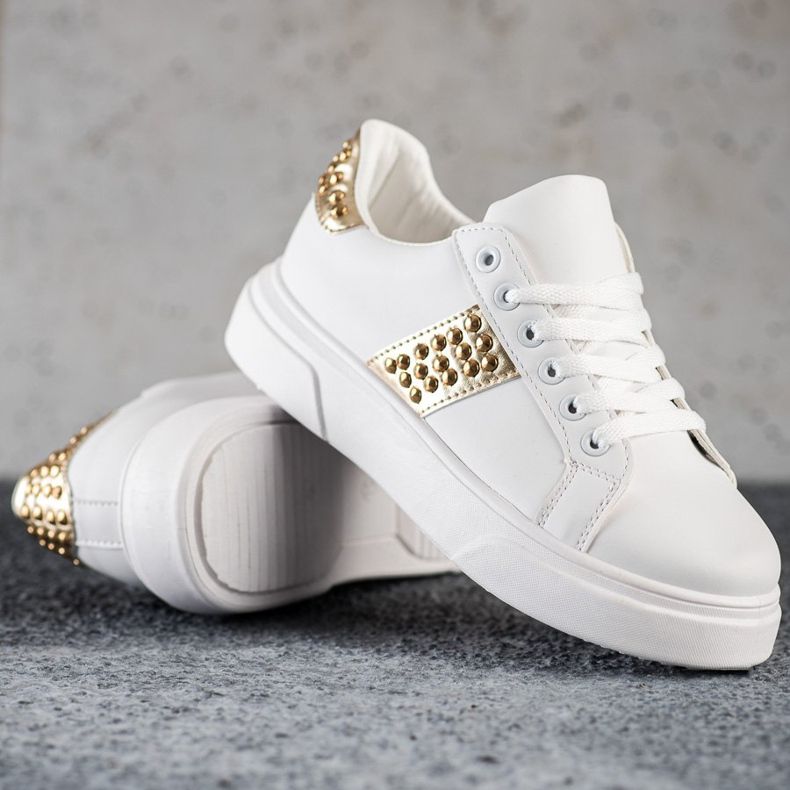 SHELOVET Scarpe Da Ginnastica Con Ornamenti bianca 1