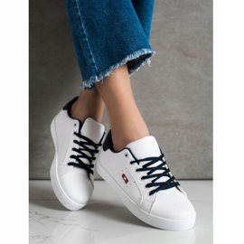 SHELOVET Sneakers Casual Con Ecopelle bianco 2
