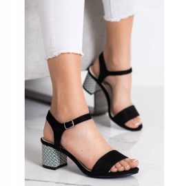 Goodin Sandali comodi su un bar bianco nero 1