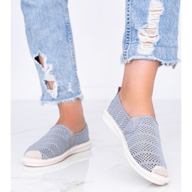 Espadrillas in pizzo Tropical Sun grigio 1