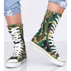Find Your Self sneakers mimetiche verdi verde 1