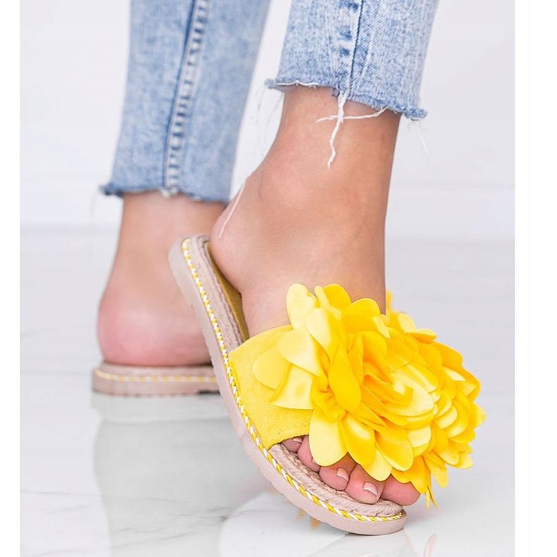 Infradito da donna gialle giallo 1