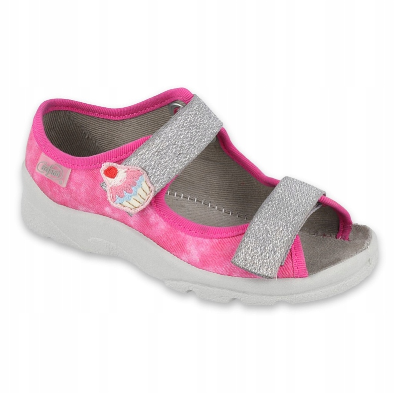 Scarpe per bambini Befado 969X163 rosa d'argento 1
