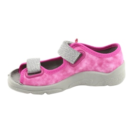 Scarpe per bambini Befado 969X163 rosa argento 2