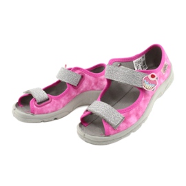 Scarpe per bambini Befado 969X163 rosa argento 3
