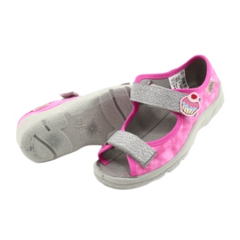 Scarpe per bambini Befado 969X163 rosa argento 4