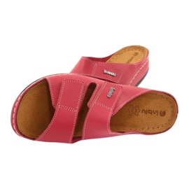 Inblu scarpe donna pantofole 158D105 rosso 5
