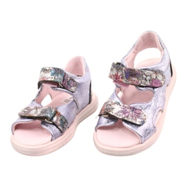 Sandali Su Rape Mazurek 1314 Ametista Perla viola d'argento 1