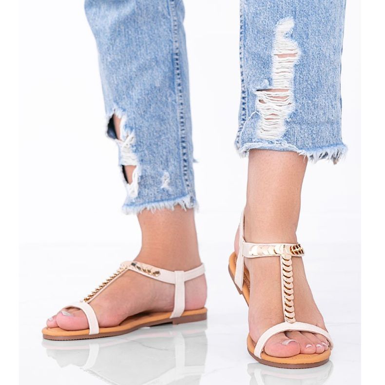 Sandali da donna beige di Emmie 1