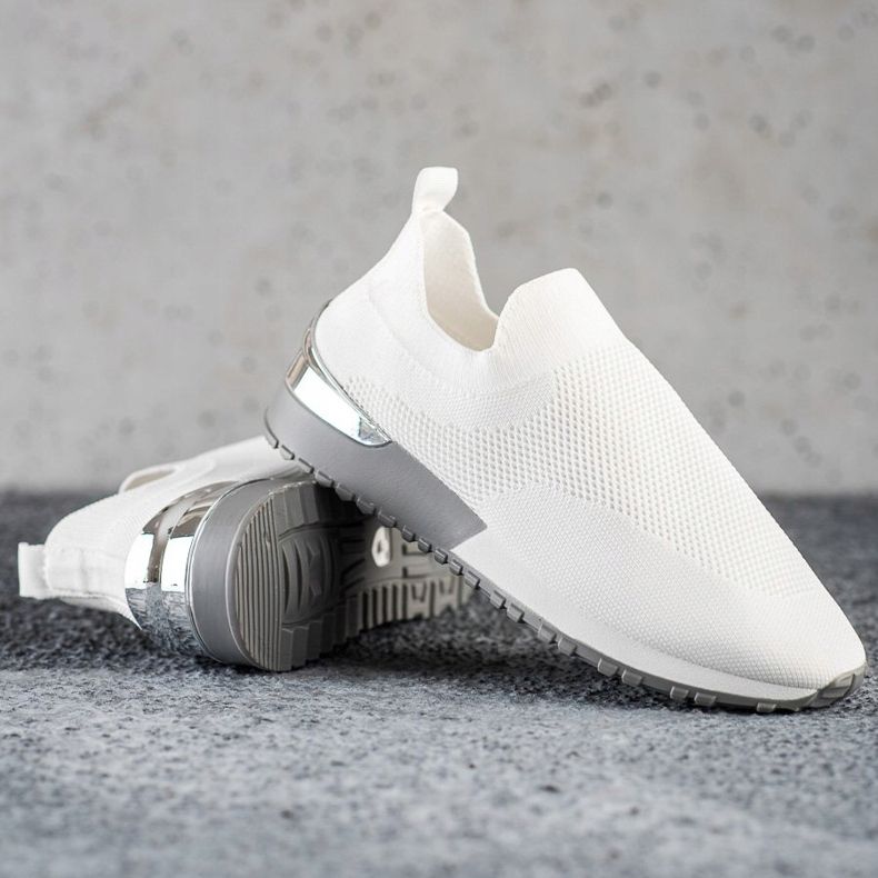 Renda Sneakers bianche traforate bianca 1