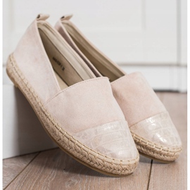 Bestelle Espadrillas in camoscio beige 2