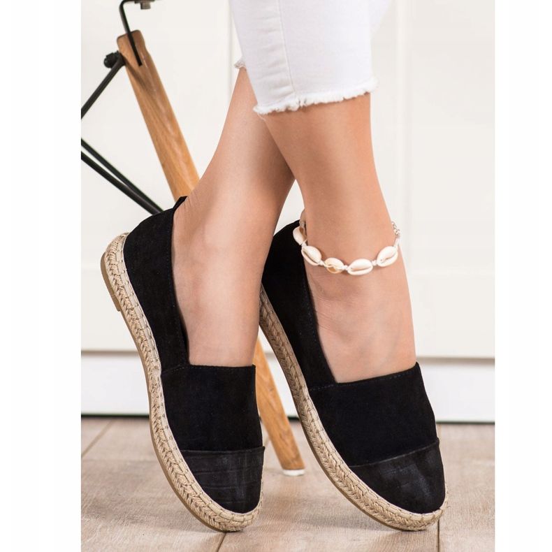 Bestelle Espadrillas in camoscio nero 1