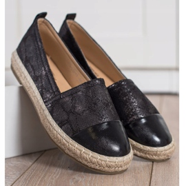 Bestelle Espadrillas Lucide Con Ecopelle nero 2