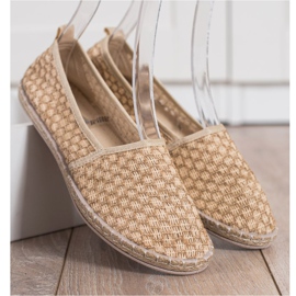 Balada Espadrillas in tessuto leggero beige marrone 1