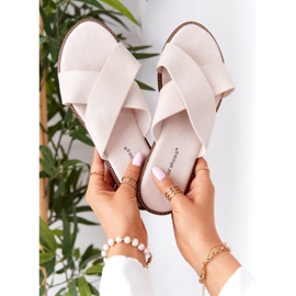Pantofole Donna Velour Beige Edesa marrone 1