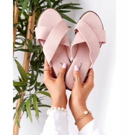 Pantofole Donna Velour Rosa Edesa 1