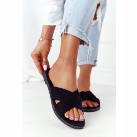 Pantofole Donna Velour Nere Edesa nero 2