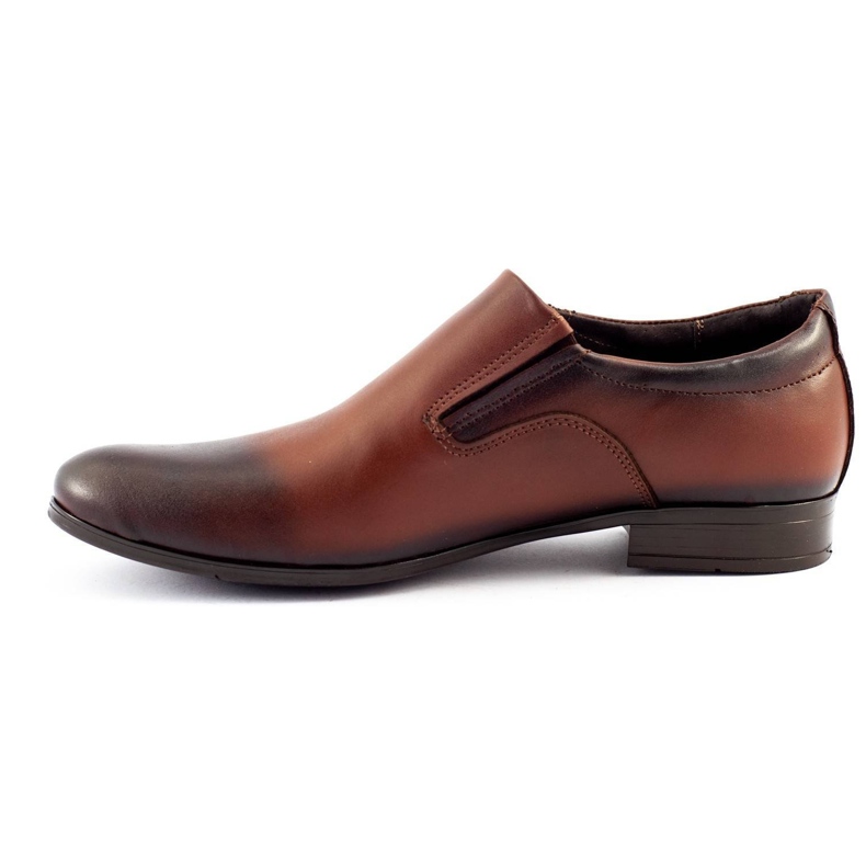Olivier Scarpe da cerimonia uomo slip-on 430 marrone 1