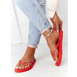 Infradito da donna Big Star FF274A611 Rosso 2